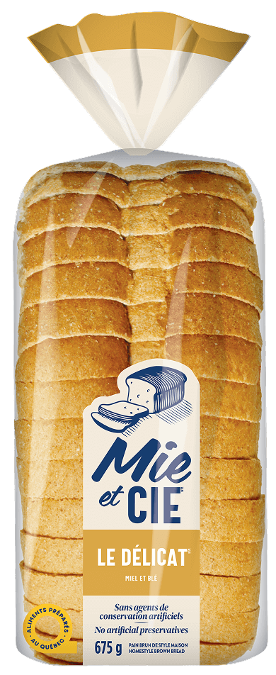 Pain brun de style maison, pain tranché, sans agents de conservation artificiels. | Homestyle brown bread, sliced bread, no artificial preservatives.